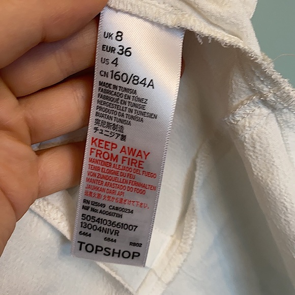 TopShop white blouse - Picture 4 of 5